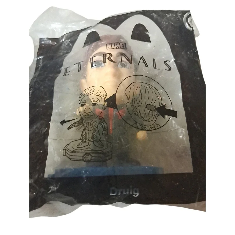 Eternals Marvel Mcdonalds Happy Meal Toys 2021 Druig And Phastos